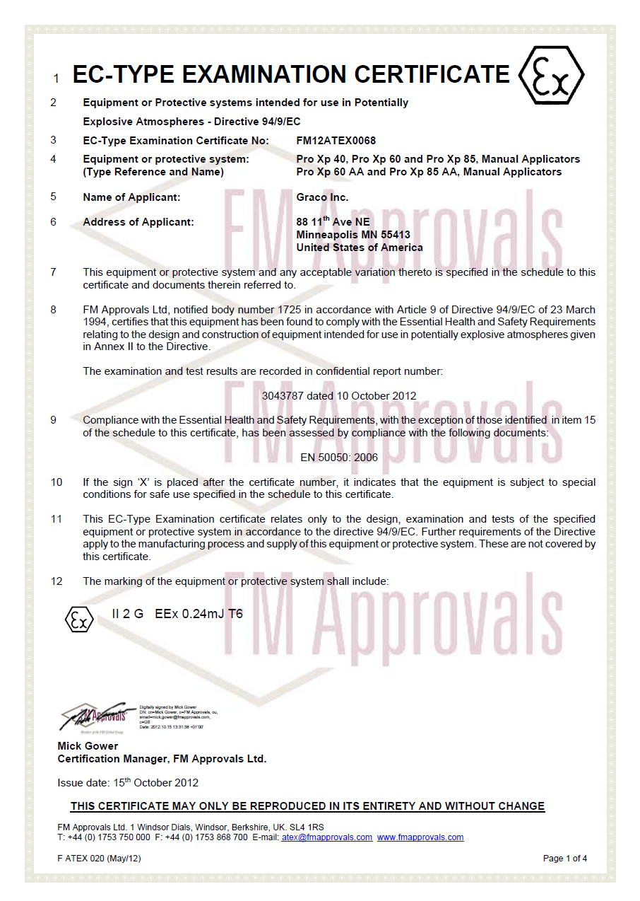 國際ATEX防爆認(rèn)證